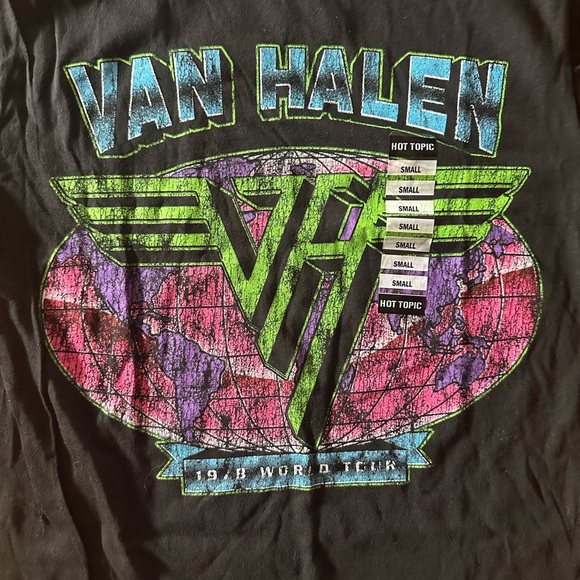 NWT Van Halen 1978 World Tour T-Shirt Size Small - Picture 6 of 9